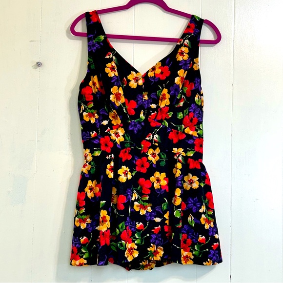 Westbound Beach Summer Swimwear Floral One Piece Skirt Swimsuit Size 24. - Picture 1 of 14